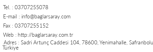 Balar Saray Otel telefon numaralar, faks, e-mail, posta adresi ve iletiim bilgileri